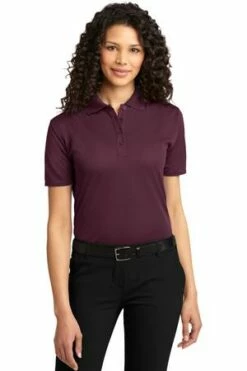 Ladies Dry Zone Ottoman Polo -Jiffyshirts Store bf6d37963e30c3