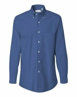 Van Heusen Long Sleeve Oxford Shirt -Jiffyshirts Store c12c6ec088dc6f