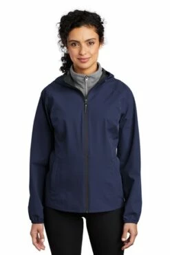 Ladies Essential Rain Jacket -Jiffyshirts Store c2e770c16b5e7c