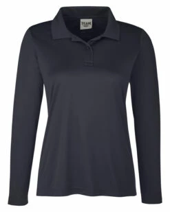 Ladies' Zone Performance Long Sleeve Polo -Jiffyshirts Store c30c64cf36da1f