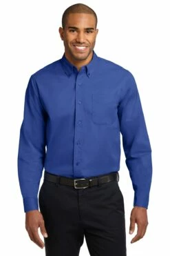 Tall Long Sleeve Easy Care Shirt -Jiffyshirts Store c36c7a43faa106