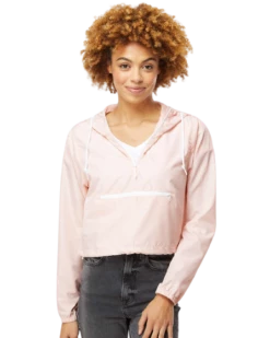 Women's Lightweight Pullover Crop Windbreaker -Jiffyshirts Store c417d9afc6dc30