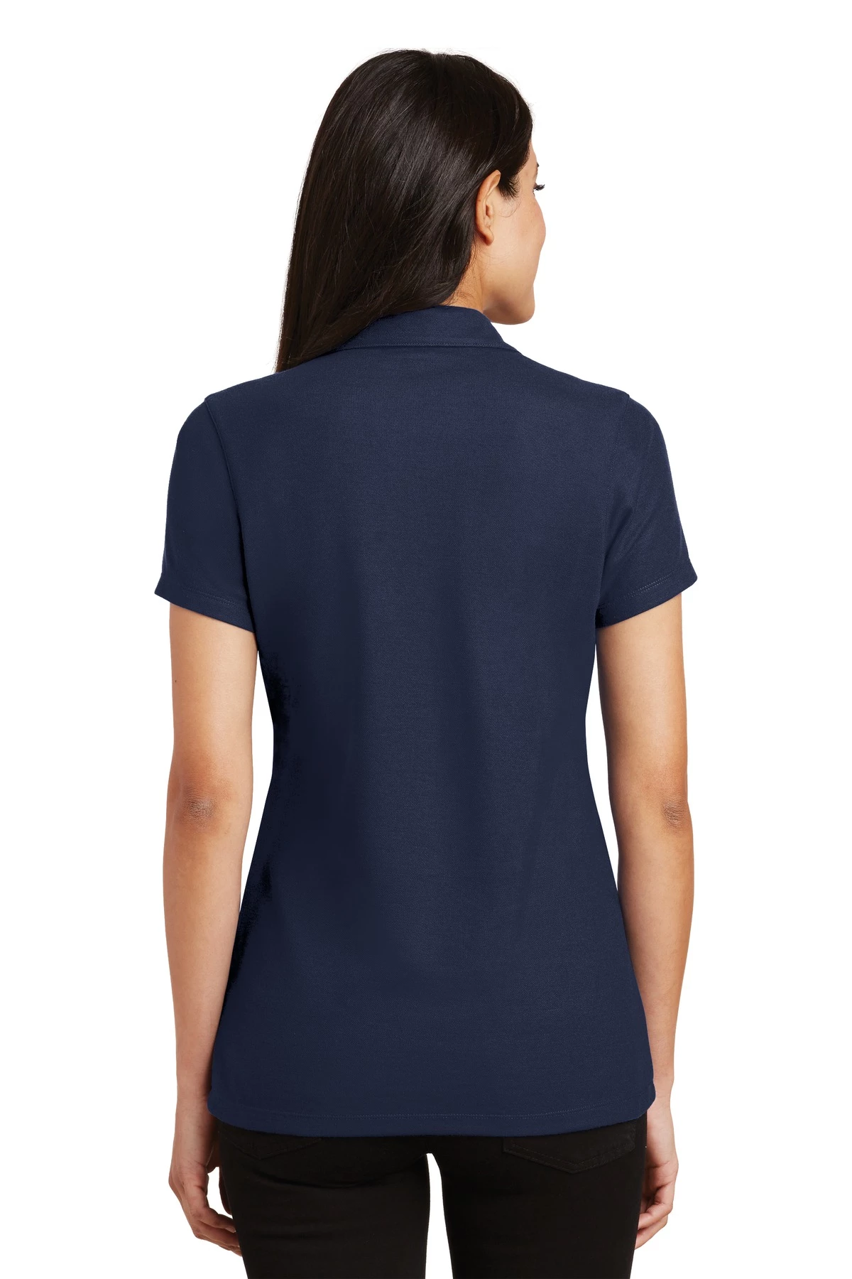 Ladies Silk Touch Y-Neck Polo 4 Ladies Silk Touch Y-Neck Polo - Image 2