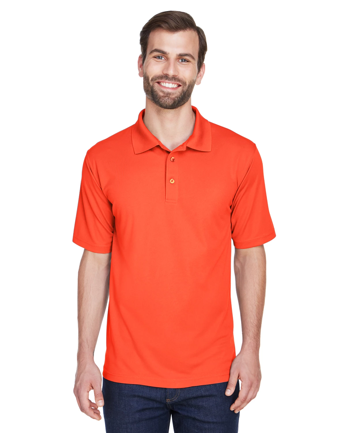 Men's Cool & Dry Mesh Piqué Polo 14 Men's Cool & Dry Mesh Piqué Polo - Image 12