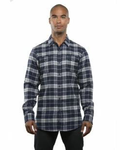 Yarn-Dyed LS Flannel -Jiffyshirts Store c56f13bd08efea