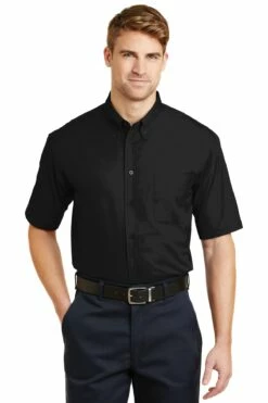 Unisex Short Sleeve SuperPro Twill Shirt. SP18 -Jiffyshirts Store c5fdbef846f6f6