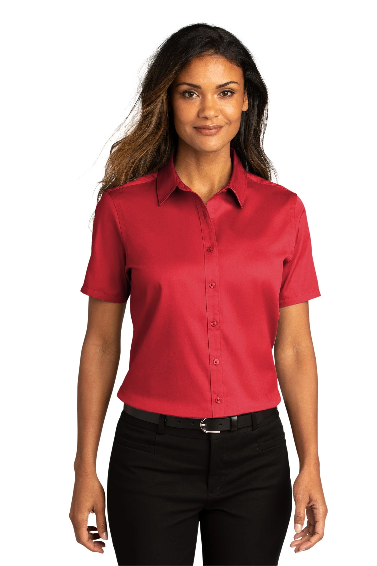 Ladies Short Sleeve SuperPro React ™ Twill Shirt 11 Ladies Short Sleeve SuperPro React ™ Twill Shirt - Image 9