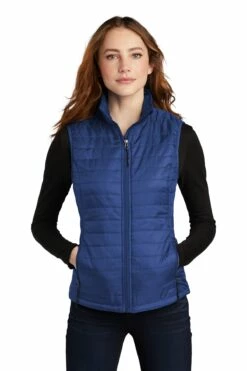 Ladies Packable Puffy Vest 16 Ladies Packable Puffy Vest -Jiffyshirts Store c6be621e9e0d2f