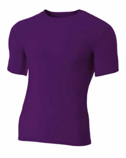Adult Polyester Spandex Short Sleeve Compression T-Shirt -Jiffyshirts Store c6f2c04376b533