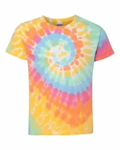 Youth Unisex Multi-Color Spiral T-Shirt -Jiffyshirts Store c95725b3c46bbc