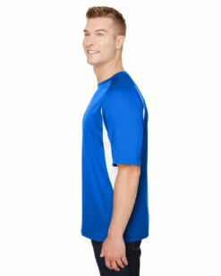 Men's Cooling Performance Color Blocked T-Shirt -Jiffyshirts Store cb57b6154447d9