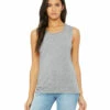 Ladies' Flowy Scoop Muscle Tank -Jiffyshirts Store cc1c58a3a31a83