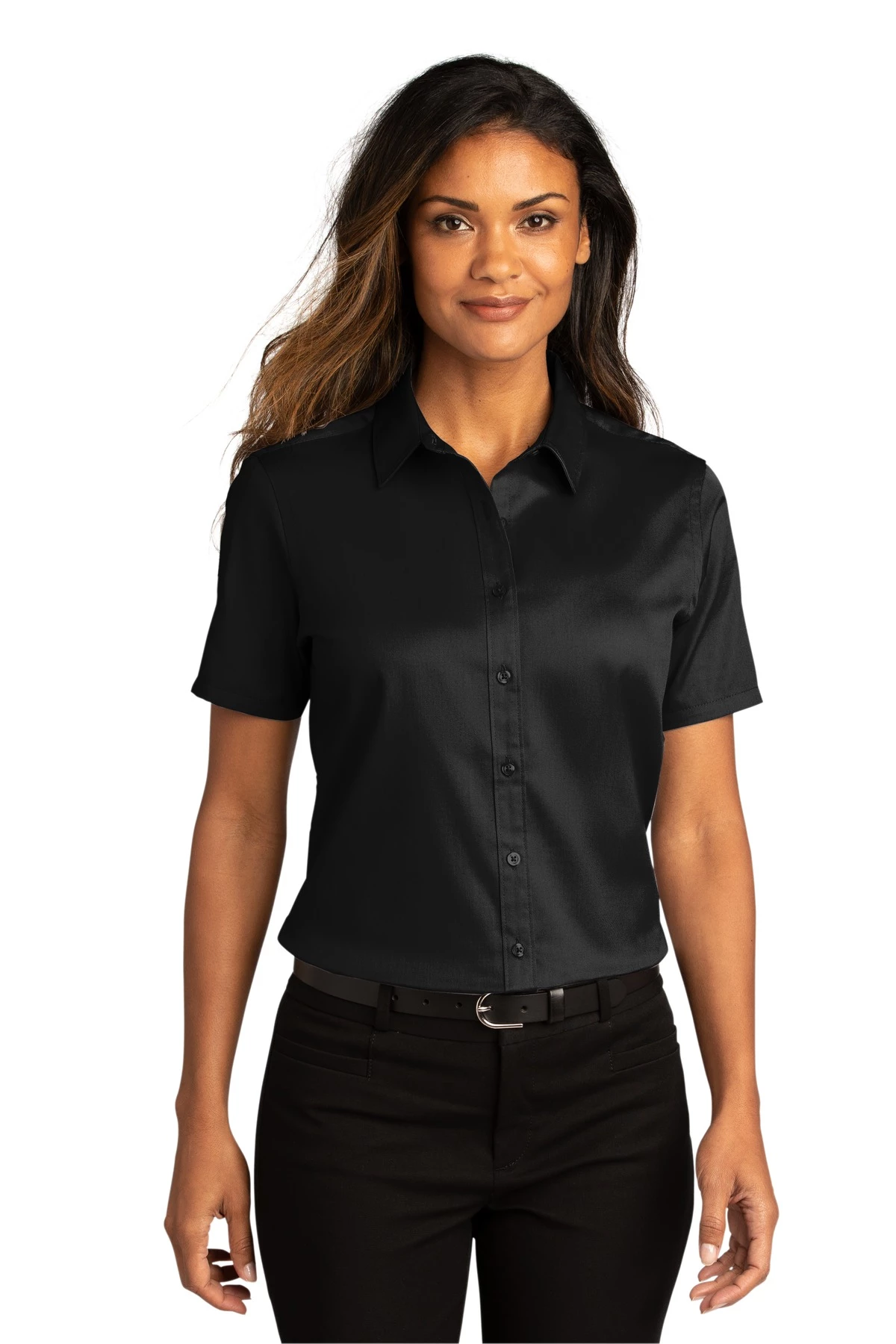 Ladies Short Sleeve SuperPro React ™ Twill Shirt 3 Ladies Short Sleeve SuperPro React ™ Twill Shirt