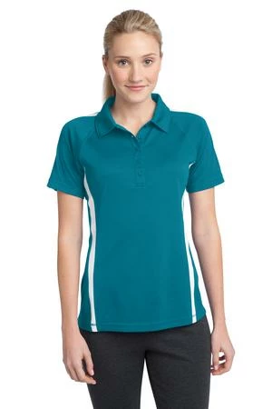 Ladies PosiCharge Micro-Mesh Colorblock Polo 10 Ladies PosiCharge Micro-Mesh Colorblock Polo - Image 8