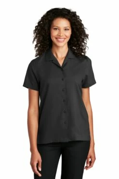 Ladies Short Sleeve Performance Staff Shirt -Jiffyshirts Store cfc4bd67704f6a