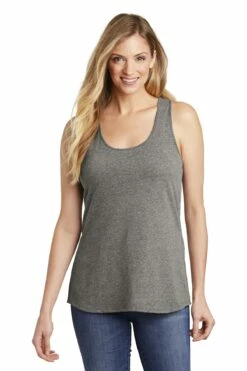 District Ladies' V.I.T. Gathered Back Tank -Jiffyshirts Store d043730a7e4517