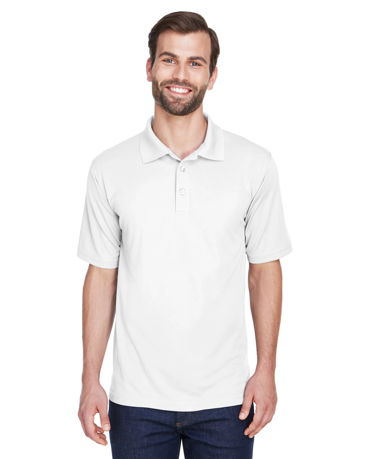 Men's Cool & Dry Mesh Piqué Polo 6 Men's Cool & Dry Mesh Piqué Polo - Image 4