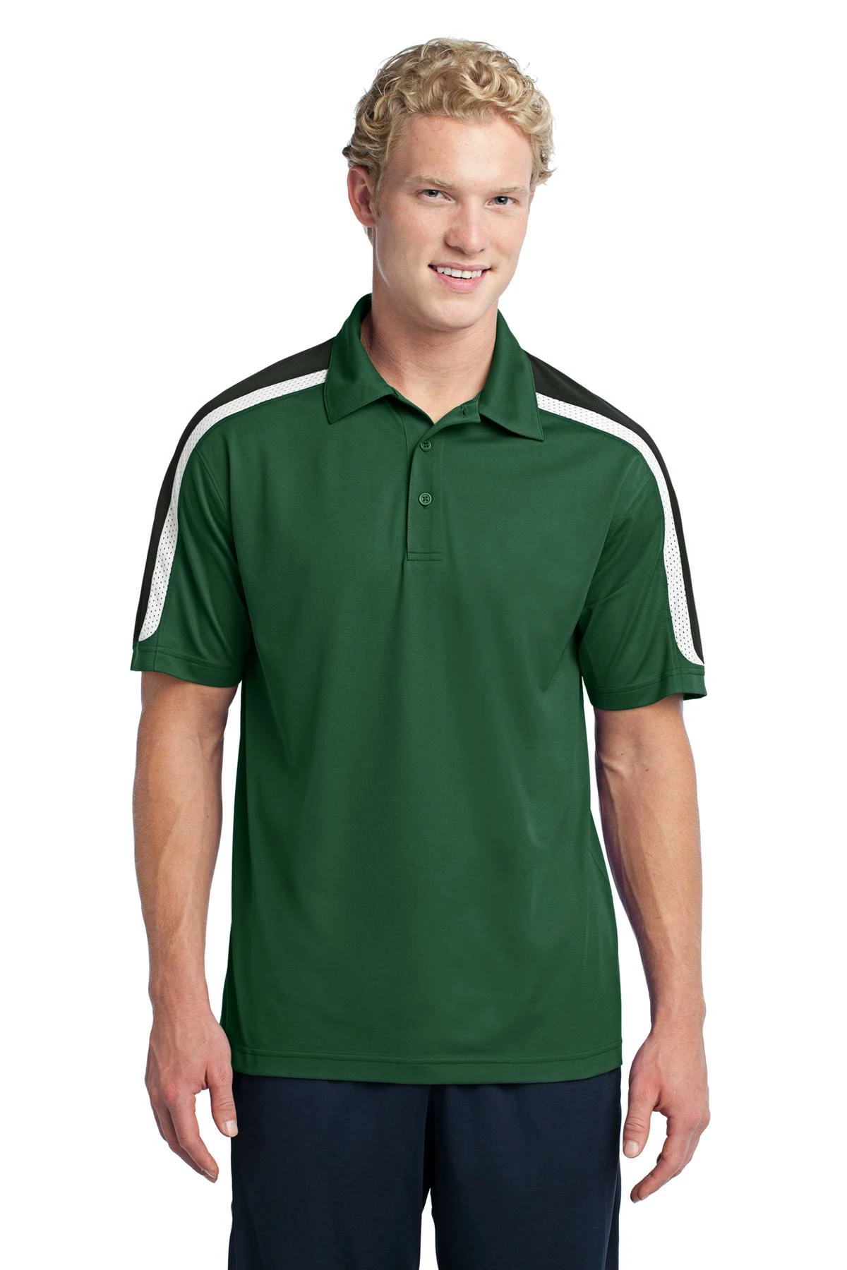 Tricolor Shoulder Micropique Sport-Wick Polo 7 Tricolor Shoulder Micropique Sport-Wick Polo - Image 5