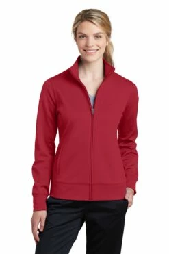 Ladies Sport-Wick Fleece Full-Zip Jacket -Jiffyshirts Store d349075d7f92a6