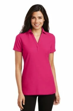 Ladies Silk Touch Y-Neck Polo 17 Ladies Silk Touch Y-Neck Polo -Jiffyshirts Store d3f1f66a71b494