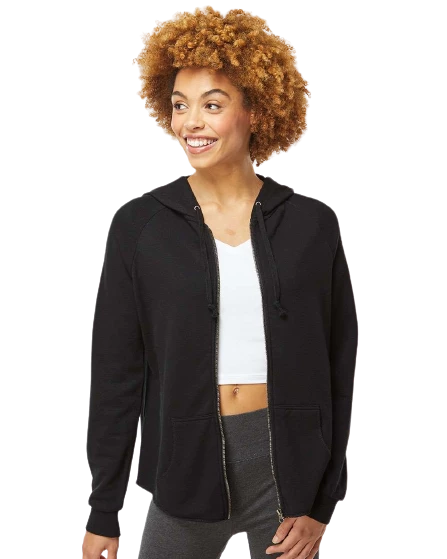 Women's California Wave Wash Full-Zip Hooded Sweatshirt 9 Women's California Wave Wash Full-Zip Hooded Sweatshirt - Image 7