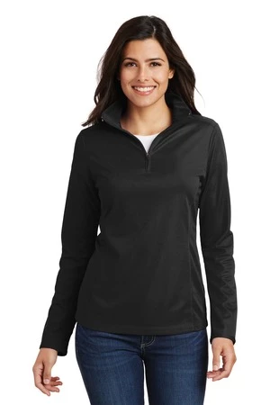 Ladies Pinpoint Mesh 1/2-Zip 9 Ladies Pinpoint Mesh 1/2-Zip - Image 7