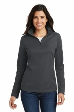 Ladies Pinpoint Mesh 1/2-Zip 18 Ladies Pinpoint Mesh 1/2-Zip -Jiffyshirts Store d67da0b4adad16