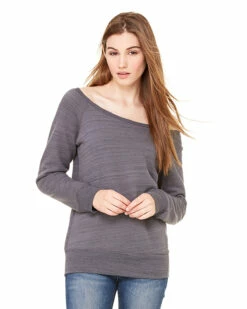 Ladies' Sponge Fleece Wide Neck Sweatshirt 34 Ladies' Sponge Fleece Wide Neck Sweatshirt -Jiffyshirts Store d6f0e7775eab1f