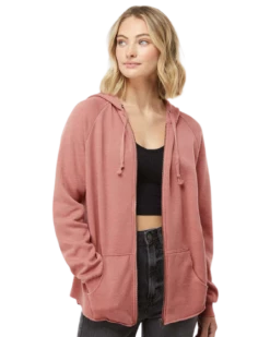 Women's California Wave Wash Full-Zip Hooded Sweatshirt