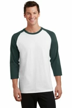 Unisex Core Blend 3/4-Sleeve Raglan Tee -Jiffyshirts Store d70629295fa1a7