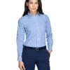 Ladies' Crown Woven Collection™ Banker Stripe -Jiffyshirts Store d719b184175298