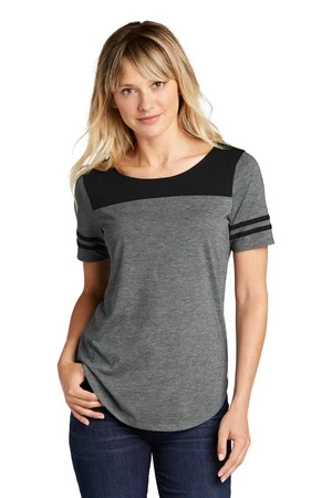 Ladies PosiCharge Tri-Blend Wicking Fan Tee 8 Ladies PosiCharge Tri-Blend Wicking Fan Tee - Image 6