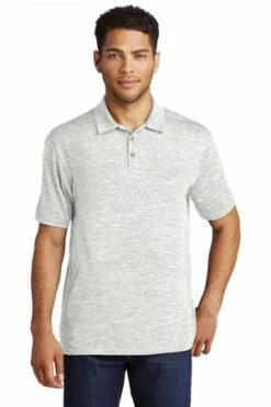 Men's PosiCharge Electric Heather Polo