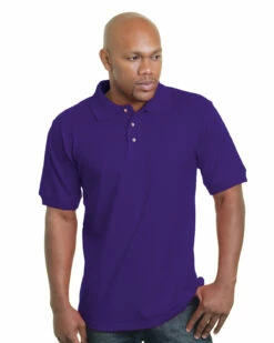 Adult Unisex 6.1 Oz., Cotton Piqué Polo -Jiffyshirts Store daf181621516d9