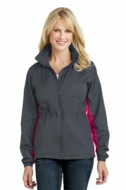 Ladies Core Colorblock Wind Jacket -Jiffyshirts Store dbe4269dc8e354
