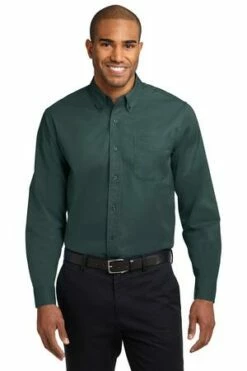 Extended Size Long Sleeve Easy Care Shirt -Jiffyshirts Store dc86510894aed7