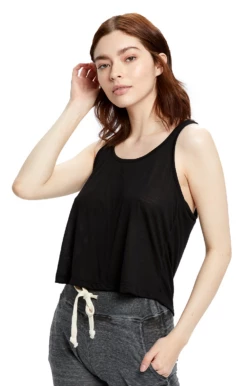 Ladies' Sheer Cropped Racer Tank -Jiffyshirts Store dccc769dbc5986