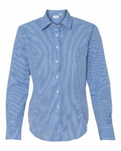 Van Heusen Women's Gingham Check Shirt -Jiffyshirts Store dcdb2f1ff05b9e