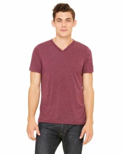 Unisex Triblend V-Neck T-Shirt -Jiffyshirts Store dd1085e76e4dd0