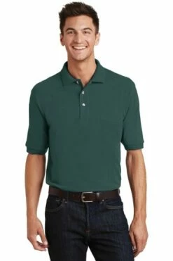 Heavyweight Cotton Pique Polo With Pocket -Jiffyshirts Store dd9cc466916dfa