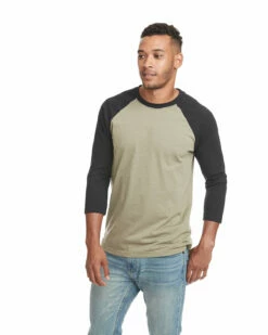 Next Level Unisex CVC 3/4 Sleeve Raglan Baseball T-Shirt -Jiffyshirts Store dda51472c950e2