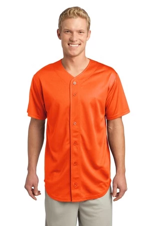Unisex PosiCharge Tough Mesh Full-Button Jersey 11 Unisex PosiCharge Tough Mesh Full-Button Jersey - Image 9