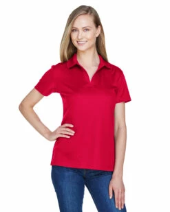 CrownLux Performance™ Ladies' Plaited Polo -Jiffyshirts Store de297177ea7ed9