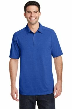 Digi Heather Performance Polo -Jiffyshirts Store de2b10f12d9bd8
