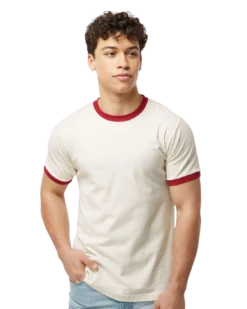 Unisex Fine Jersey Ringer Tee -Jiffyshirts Store de6902955be260