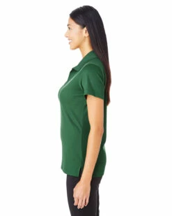 CrownLux Performance™ Ladies' Plaited Polo -Jiffyshirts Store de9d46dd5b0129