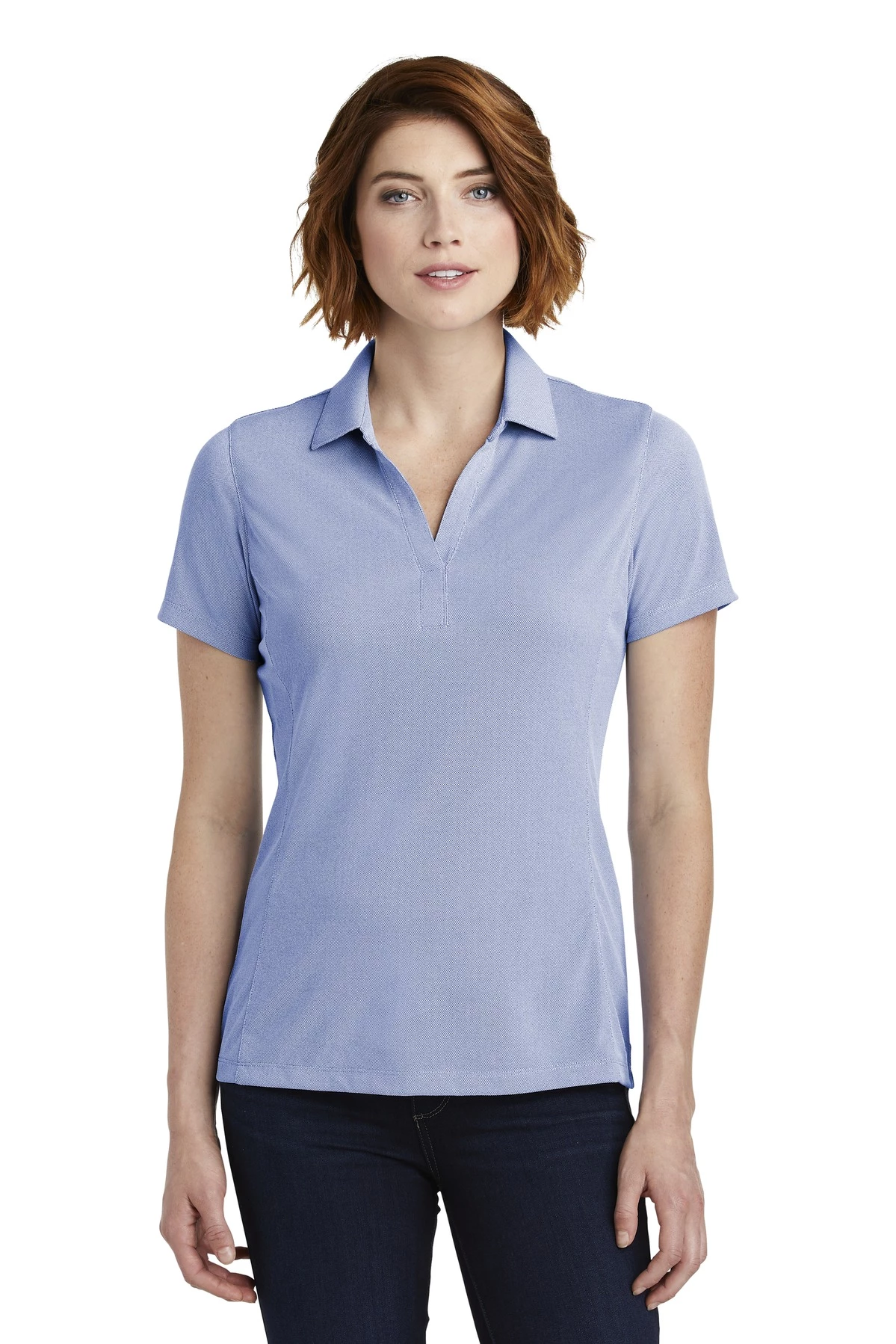 Ladies Poly Oxford Pique Polo 9 Ladies Poly Oxford Pique Polo - Image 7