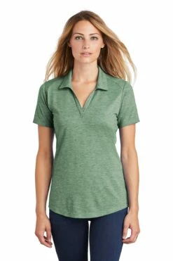 Ladies PosiCharge Tri-Blend Wicking Polo -Jiffyshirts Store e158ebdd9e8af4