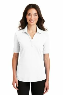 Ladies Silk Touch Interlock Performance Polo 18 Ladies Silk Touch Interlock Performance Polo -Jiffyshirts Store e20a1787354fa1
