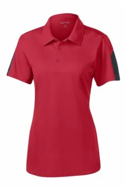 Ladies PosiCharge Active Textured Colorblock Polo 14 Ladies PosiCharge Active Textured Colorblock Polo -Jiffyshirts Store e24c28aff80398